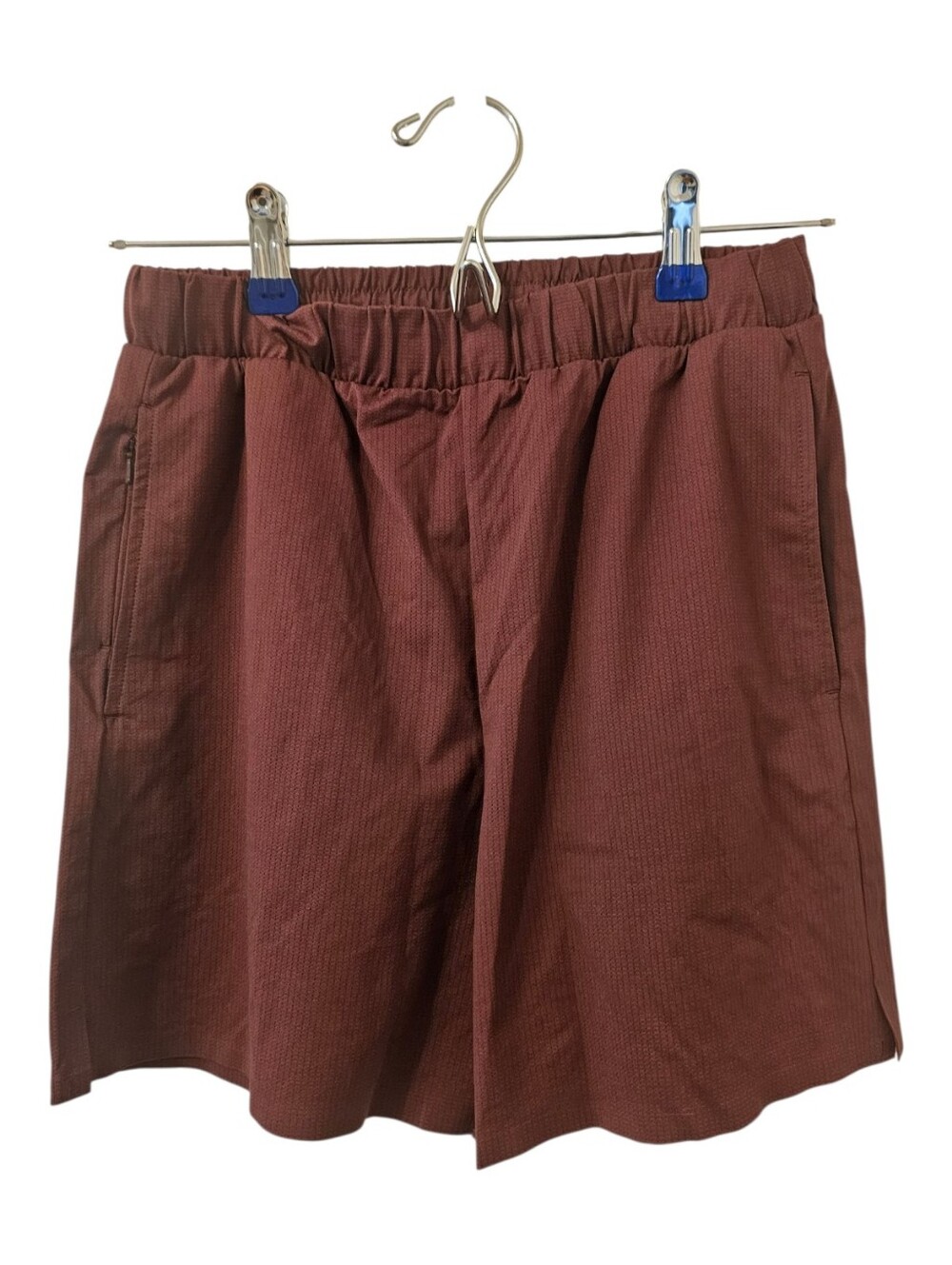 Dark Red Uniqlo Women's Extra Stretch Active Airy Shorts